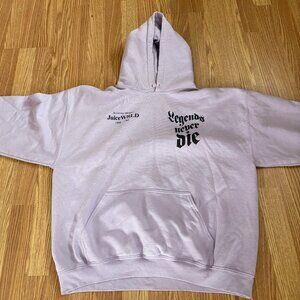 JuiceWRLD Hoodie Legends Never Die Purple XL